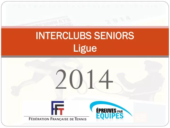 interclubs seniors ligue