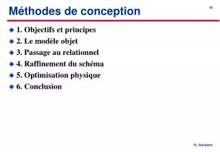 m thodes de conception