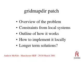 gridmapdir patch