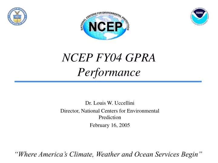 ncep fy04 gpra performance