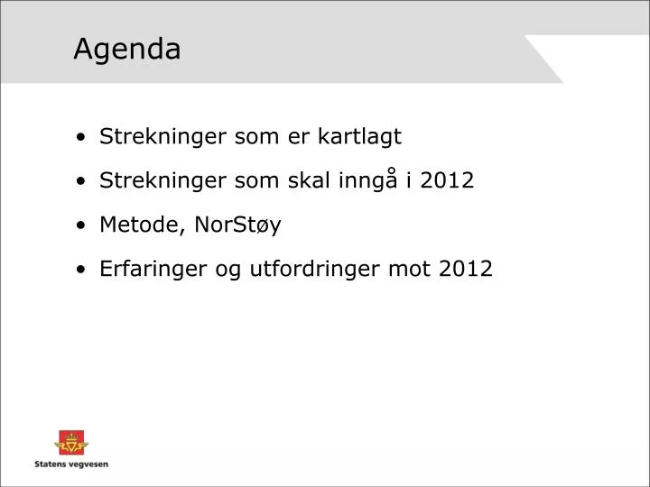 agenda