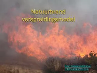 natuurbrand verspreidingsmodel