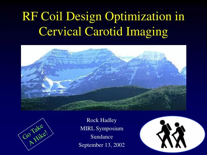 rf coil design optimization in cervical carotid imaging
