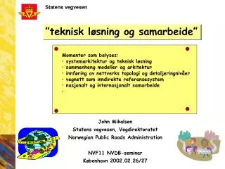 teknisk l sning og samarbeide