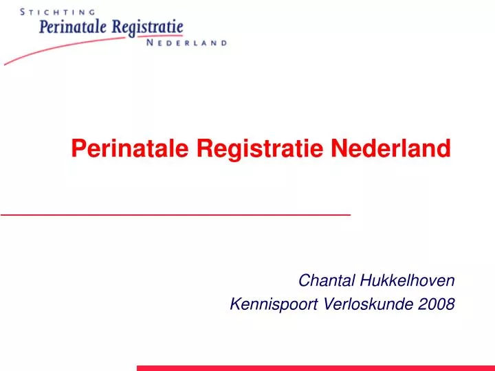 perinatale registratie nederland