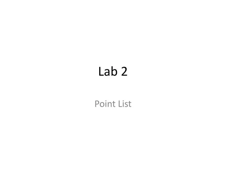 lab 2
