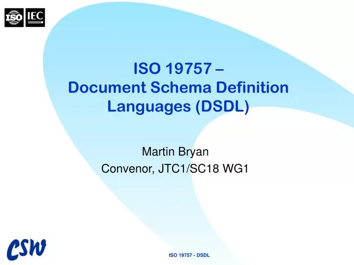 iso 19757 document schema definition languages dsdl