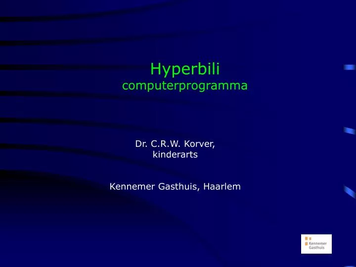 hyperbili computerprogramma
