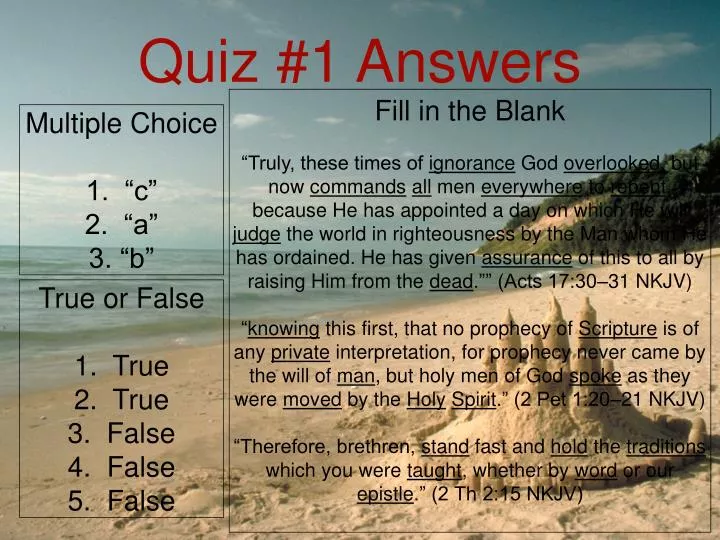quiz 1 answers