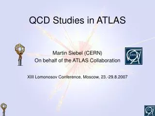 qcd studies in atlas