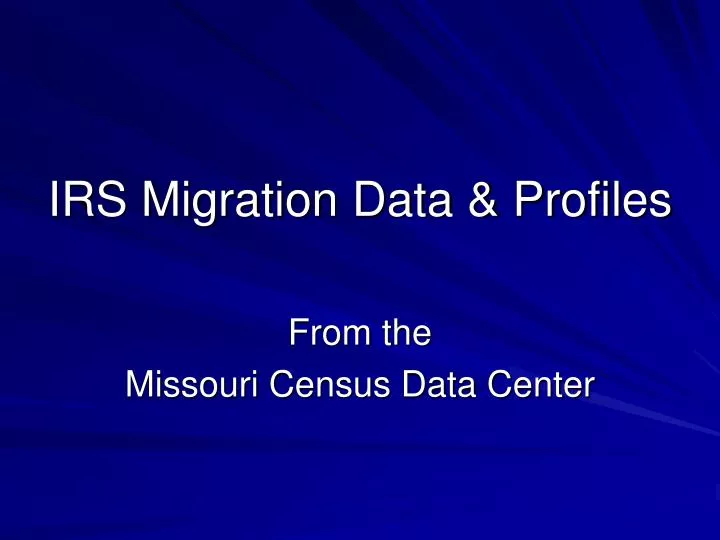 irs migration data profiles