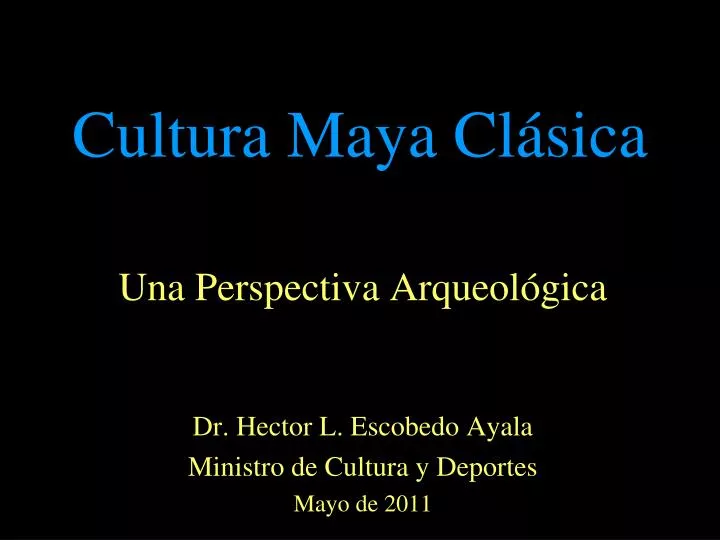 cultura maya cl sica