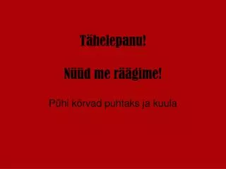 t helepanu n d me r gime