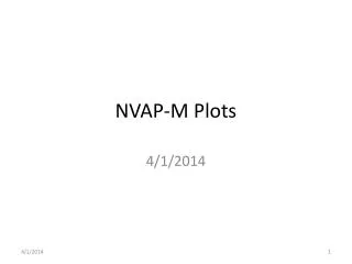 nvap m plots