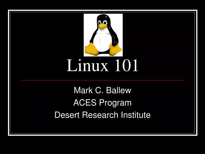 linux 101
