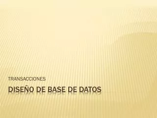 transacciones