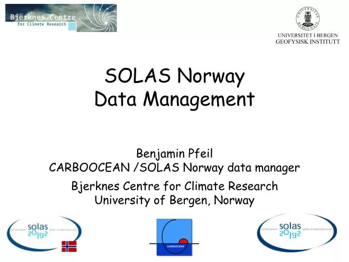 solas norway data management