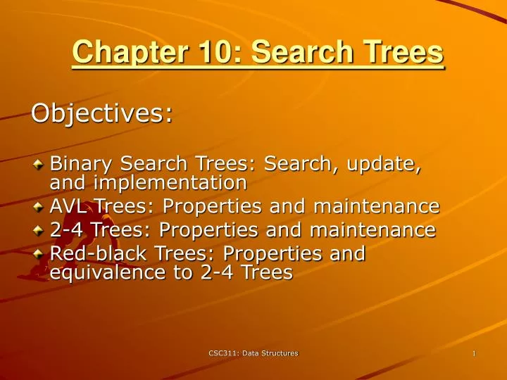 chapter 10 search trees