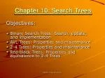 Chapter 10: Search Trees - slide 1