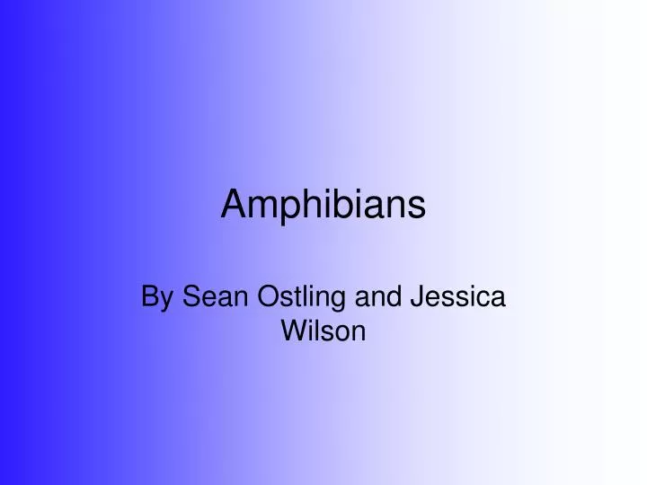 amphibians