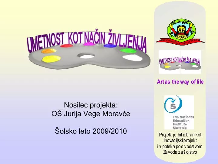 nosilec projekta o jurija vege morav e olsko leto 2009 2010