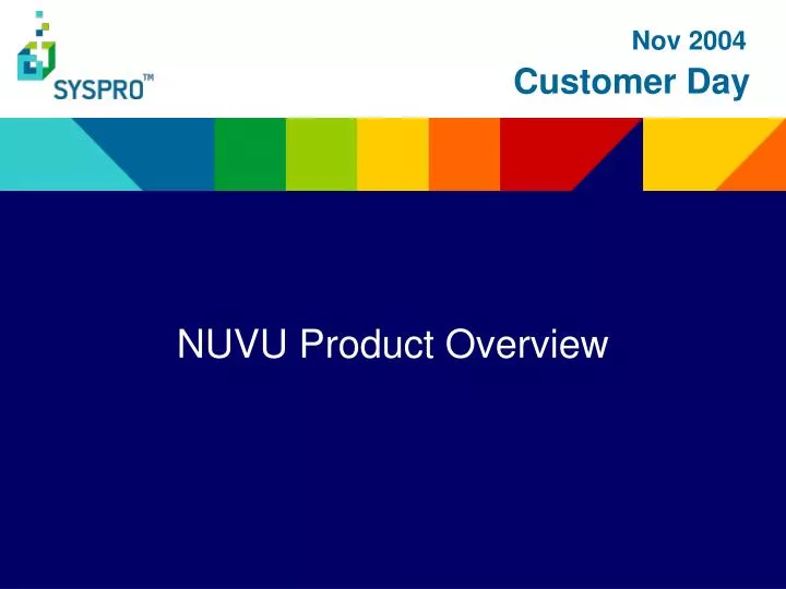 nuvu product overview