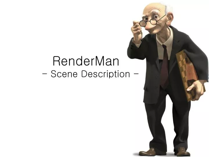 renderman scene description