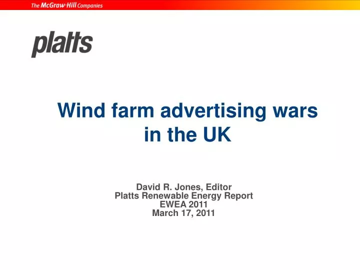 wind farm advertising wars in the uk