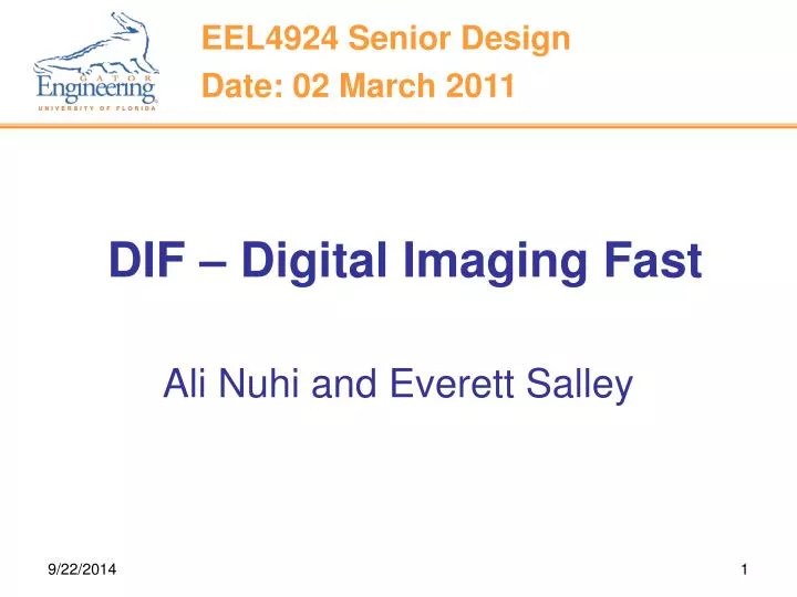 dif digital imaging fast