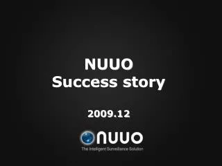 NUUO Success story 2009.12