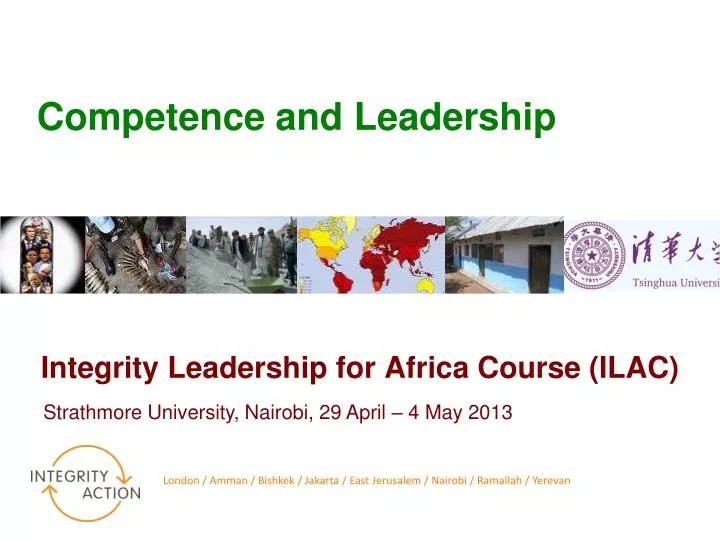 integrity leadership for africa course ilac
