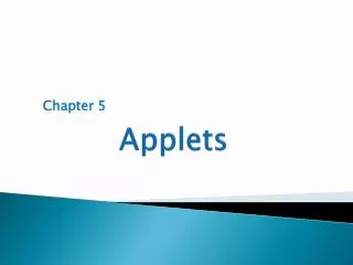 applets