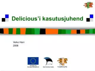 delicious i kasutusjuhend