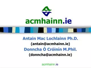 acmhainn .ie