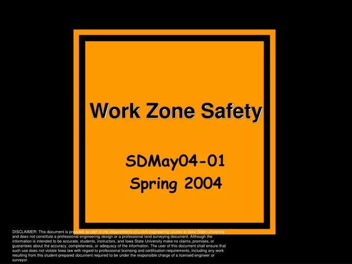 work zone safety