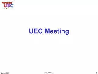 UEC Meeting