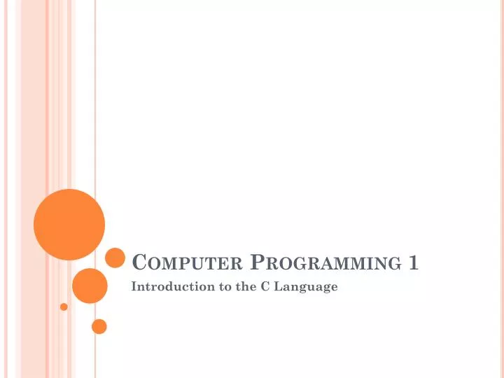 computer programming 1