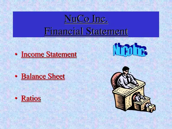 nuco inc financial statement