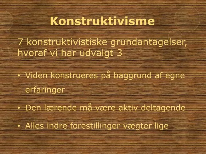 konstruktivisme