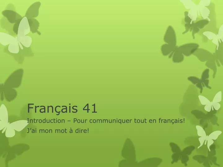 fran ais 41