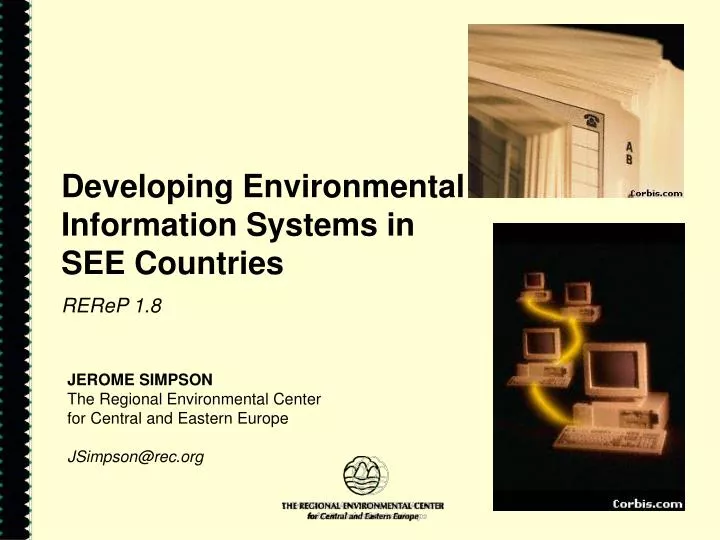 developing environmental information systems in see countries rerep 1 8