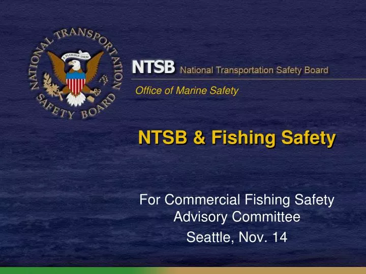 ntsb fishing safety