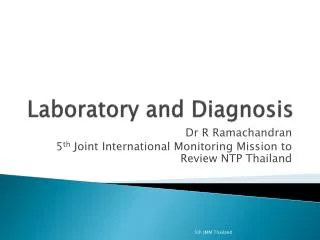 Laboratory and Diagnosis