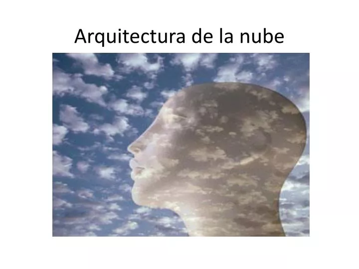 arquitectura de la nube