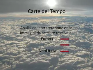carte del tempo