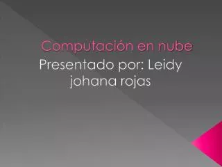 computaci n en nube