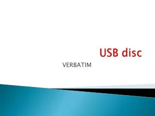 usb disc