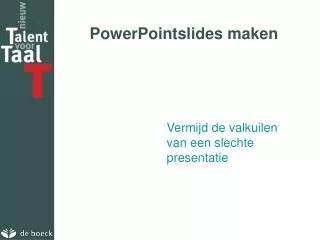 powerpointslides maken
