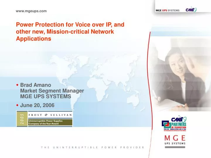power protection for voice over ip and other new mission critical network applications
