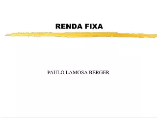 renda fixa